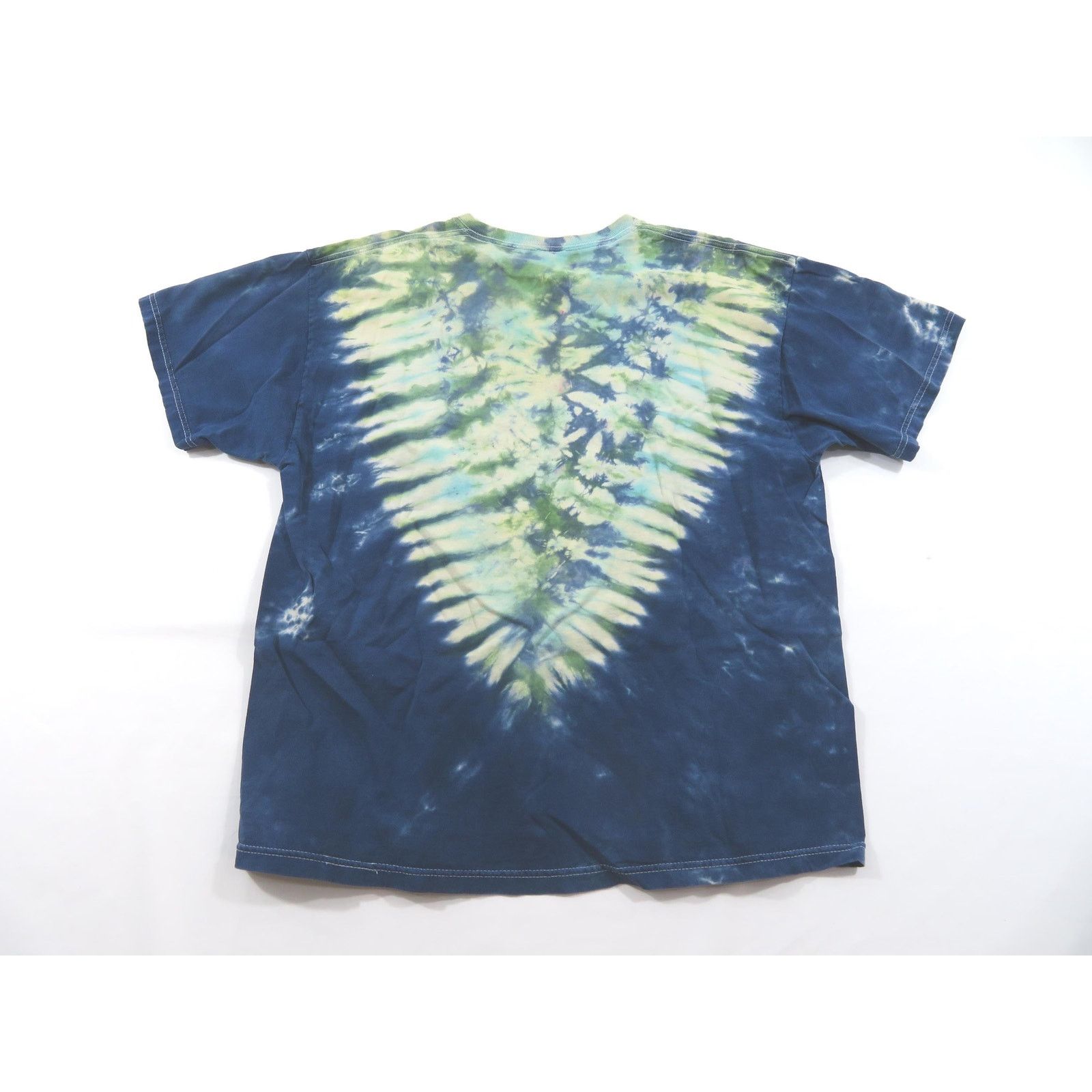 Other Tie Dye T-Shirt, Blue with Green, Sz XL 1990s Size US XL / EU 56 / 4 - 2 Thumbnail