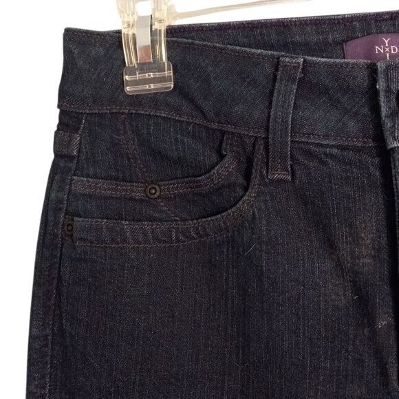 NYDJ NYDJ Size 4 Jeans Womens Denim Bootcut Blue Dark Wash Stretc Size 29" - 5 Thumbnail