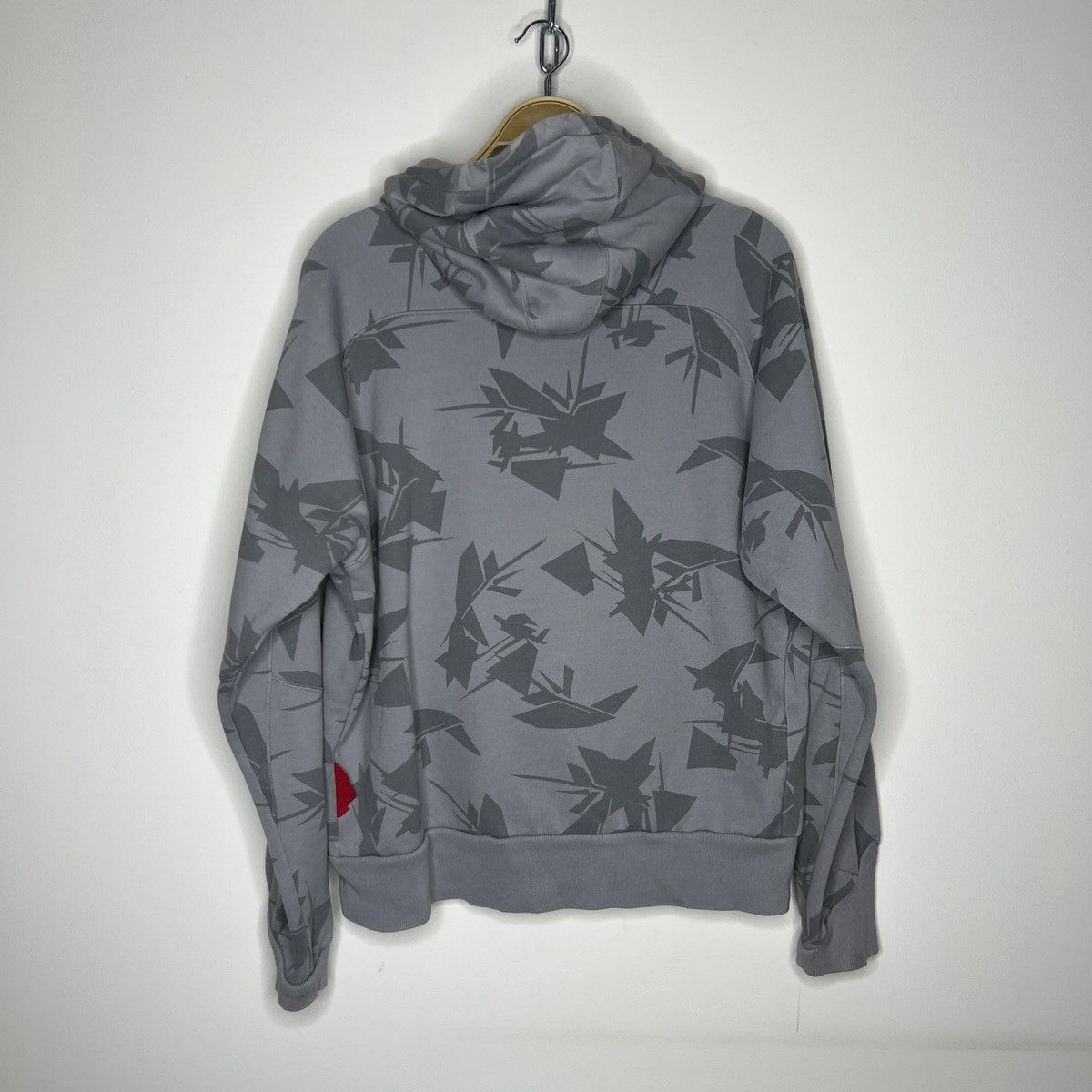 Nike × Vintage Vintage Nike Hoodie Grey Air Logo Swoosh Boxy 90s Y2K RARE Size US M / EU 48-50 / 2 - 8 Thumbnail