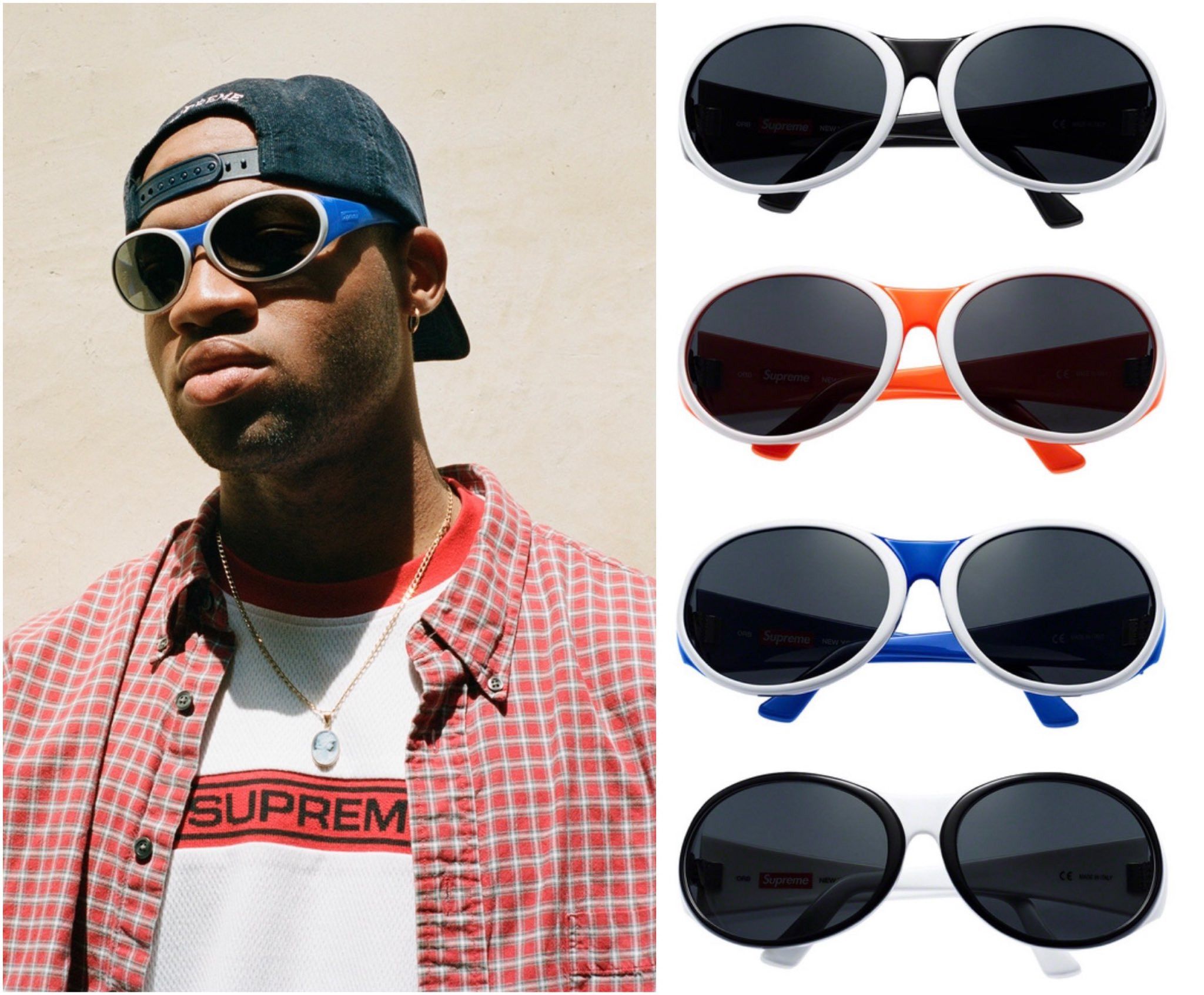 Supreme S/S 2019 Supreme Orb Sunglasses w/case Size ONE SIZE - 8 Thumbnail