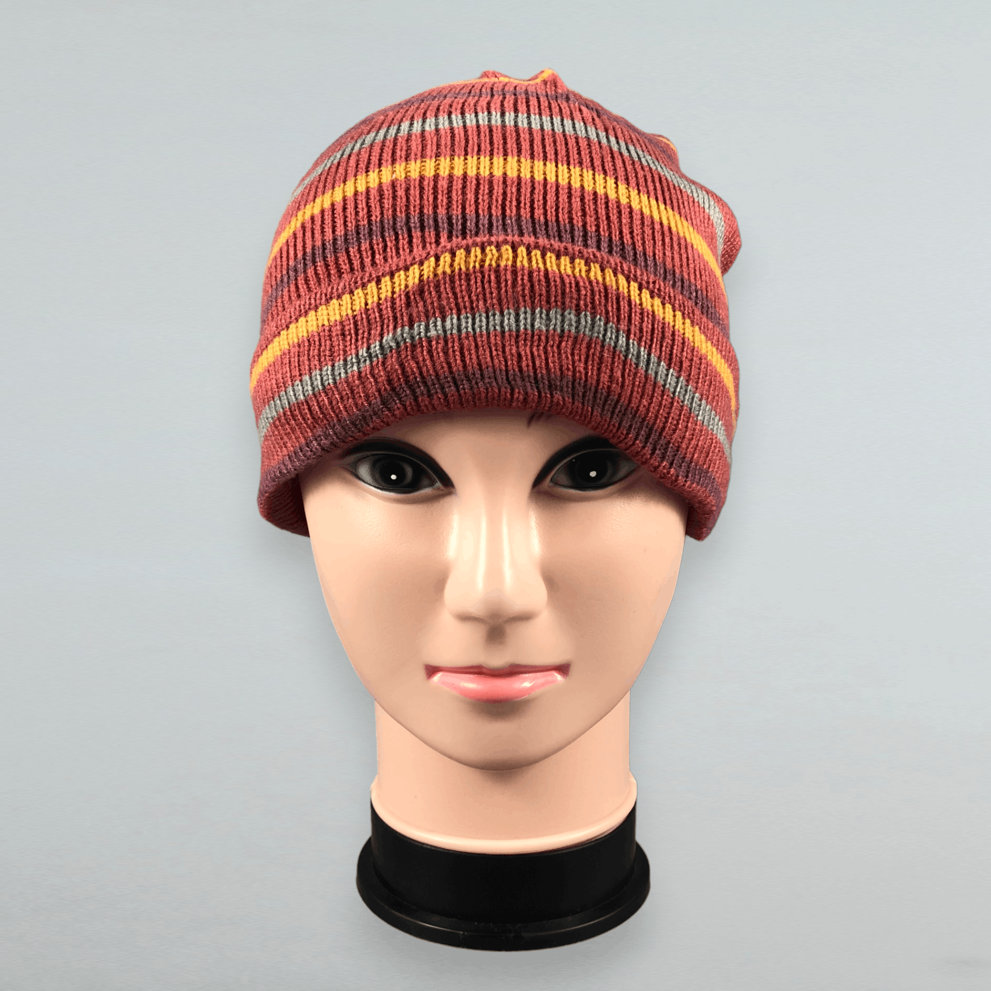 Japanese Brand Japanese Brand Stripe Beanie Size ONE SIZE - 1 Thumbnail