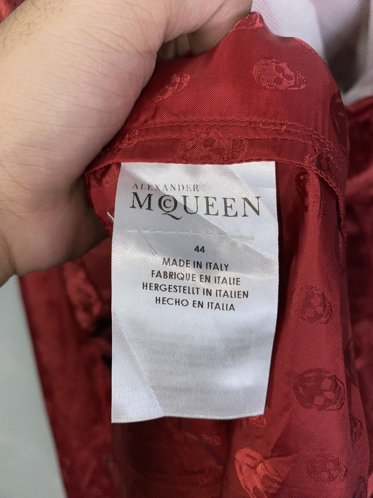 Alexander McQueen Alexander McQueen FW17 Jacquard Nylon Blouson Jacket Size US M / EU 48-50 / 2 - 11 Thumbnail