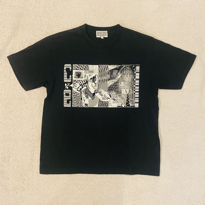 Cav Empt CAV EMPT Japan MD Telephony Black Graphic T Shirt Small