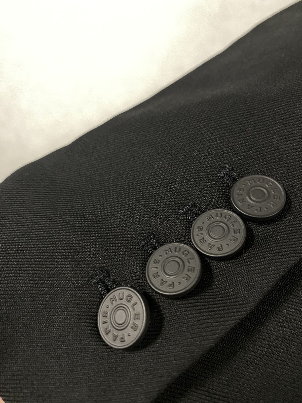 H&M × Mugler × Thierry Mugler Mugler X H&M HM Oversized Wool Blazer Jacket Black Size S / US 4 / IT 40 - 8 Thumbnail