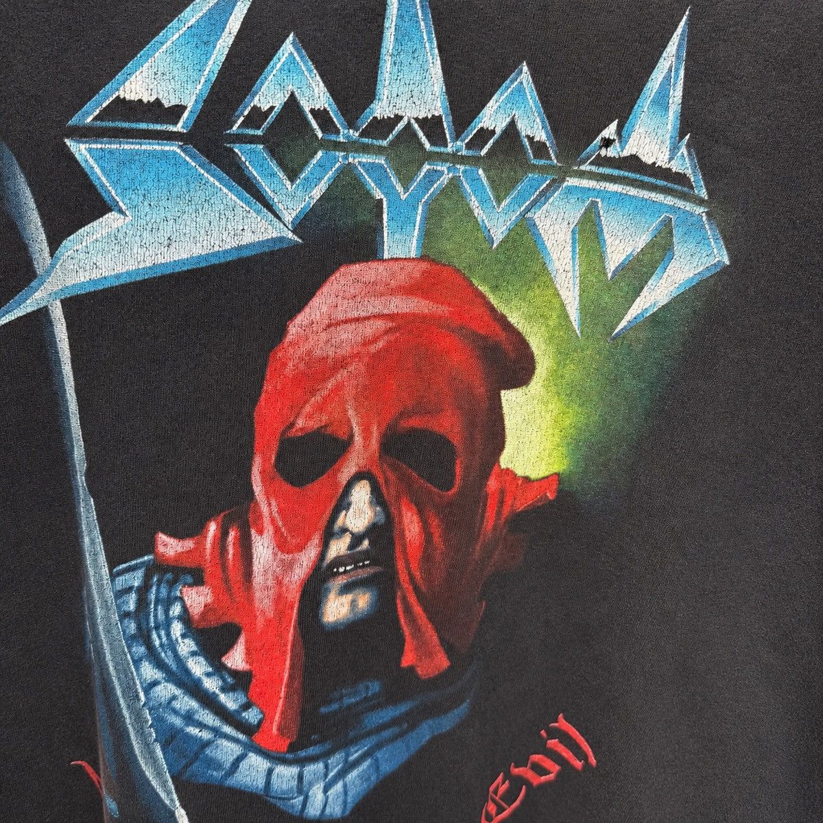 Band Tees Vintage Sodom In The Sign of Evil Heavy Faded & Sun Bleached Size US M / EU 48-50 / 2 - 4 Thumbnail