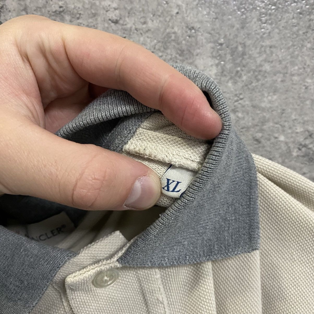 Moncler Moncler Polo Long Sleeve Size US XL / EU 56 / 4 - 7 Thumbnail