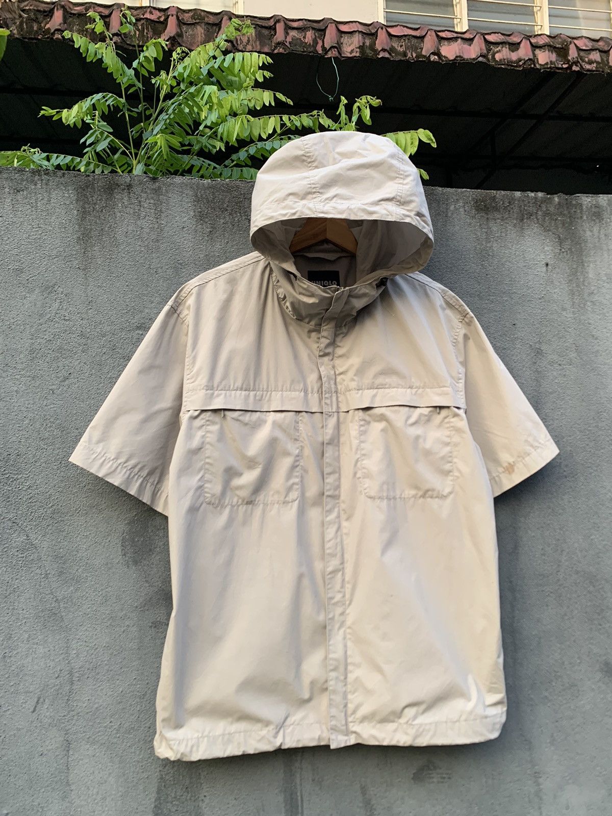 Japanese Brand Uniqlo Hooded Zipper Shirt Size US L / EU 52-54 / 3 - 3 Thumbnail