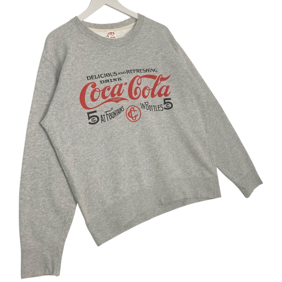 Other Vintage Coca-Cola Sweatshirt Crewneck Grey Big Logo Size M Size US M / EU 48-50 / 2 - 3 Thumbnail