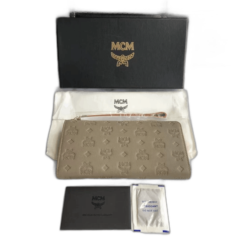 MCM MCM Classic Printed Zipper Wallet Clutch Size ONE SIZE - 1 Thumbnail