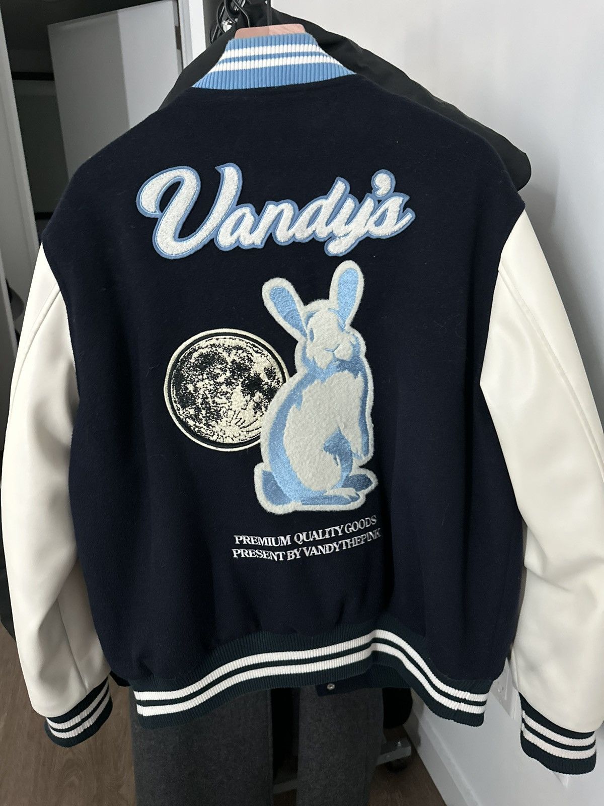 Vandy The Pink Vandy the pink blue year of rabbit varsity jacket Size US L / EU 52-54 / 3 - 7 Thumbnail