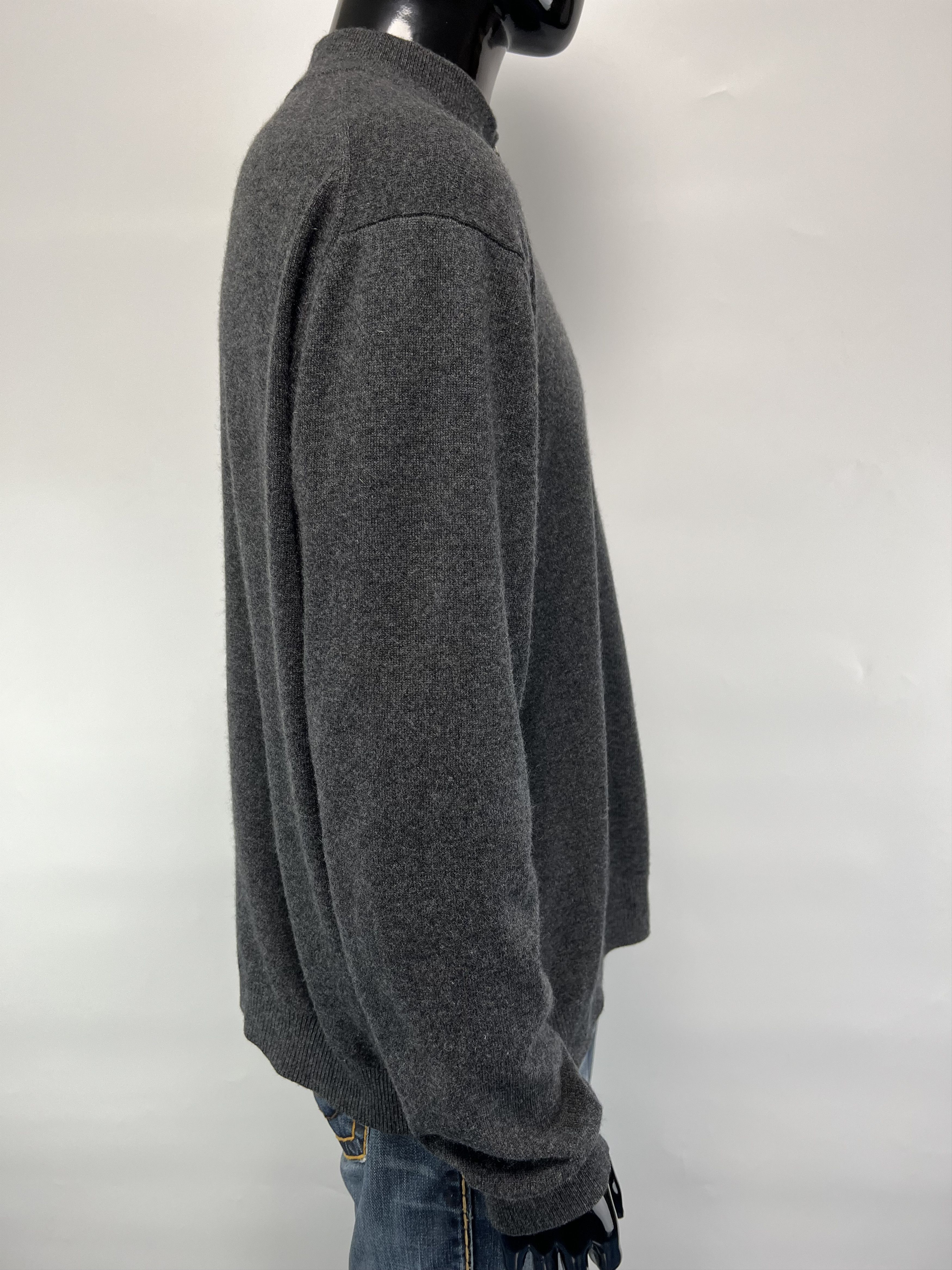 Maurizio Baldassari Maurizio Baldassari Wool Silk 1/4 Zip Sweater Size US XXL / EU 58 / 5 - 2 Thumbnail