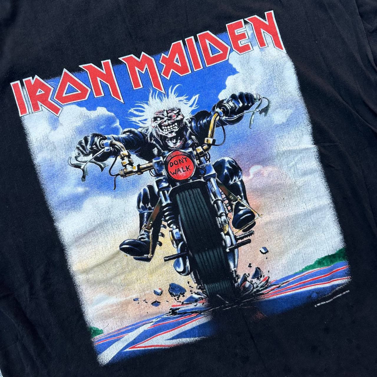Band Tees RARE Vintage Iron Maiden Shirt 1989 Limited Size US XL / EU 56 / 4 - 4 Thumbnail