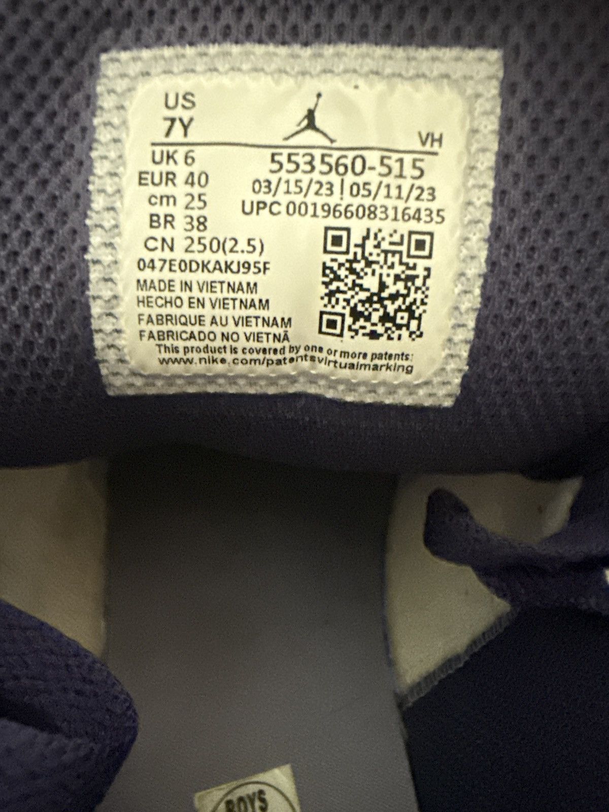 Jordan Brand Jordan 1 Low “Sky J Purple” Size US 7 / EU 40 - 6 Thumbnail