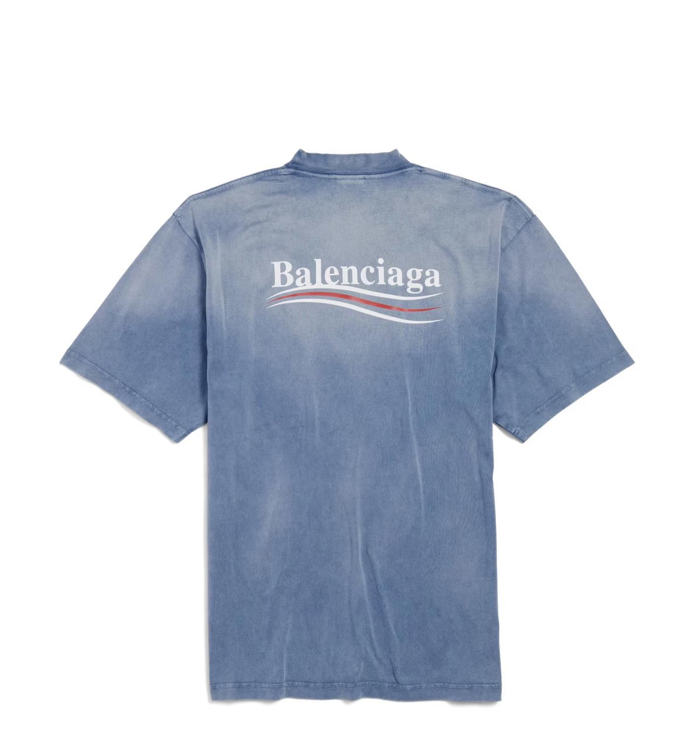 Balenciaga BALENCIAGA MEN'S POLITICAL CAMPAIGN T-SHIRT SIZE M Size ONE SIZE - 2 Thumbnail