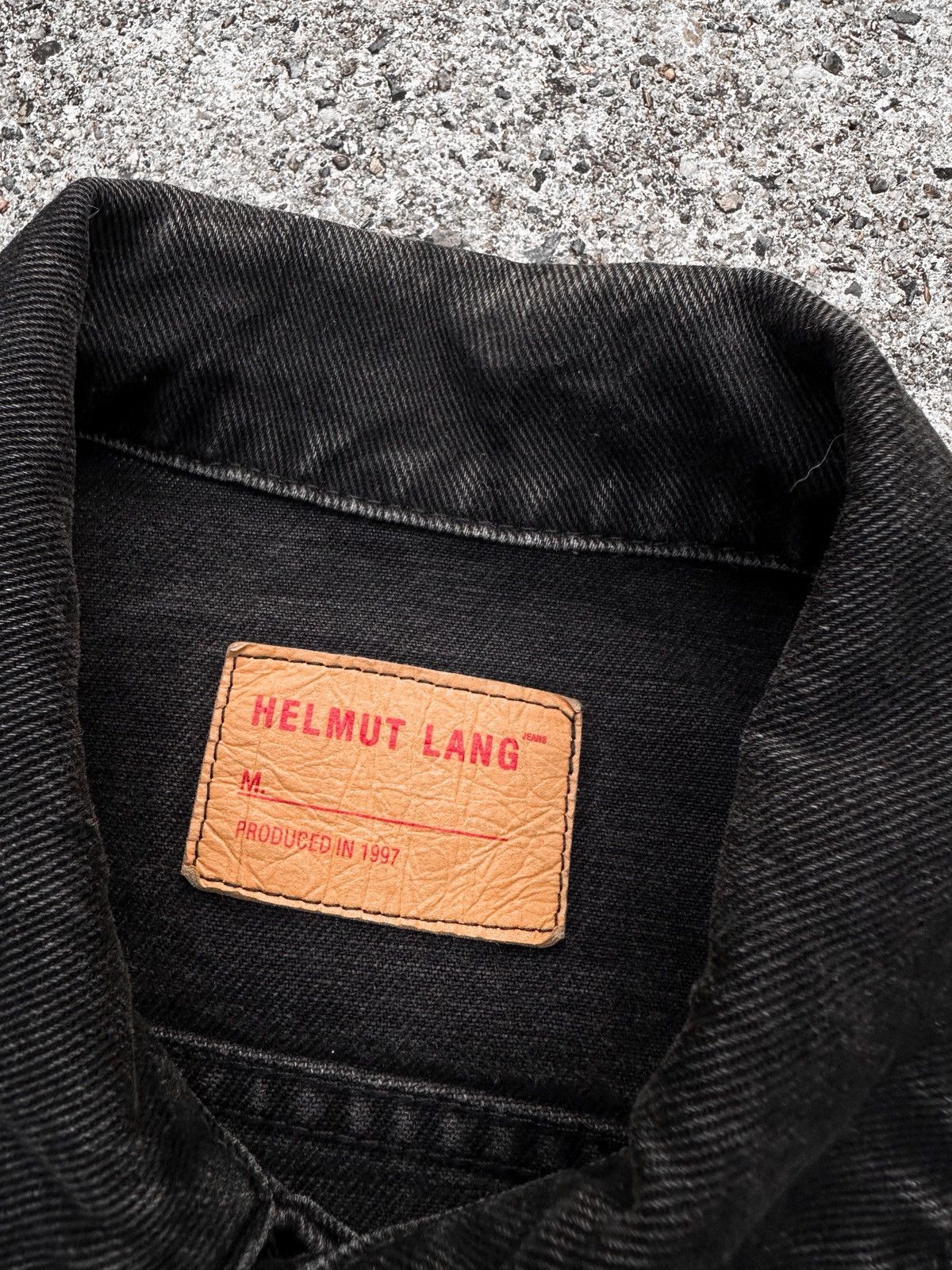 Helmut Lang Helmut Lang AW97 Faded Black Denim Jacket Size US M / EU 48-50 / 2 - 7 Thumbnail