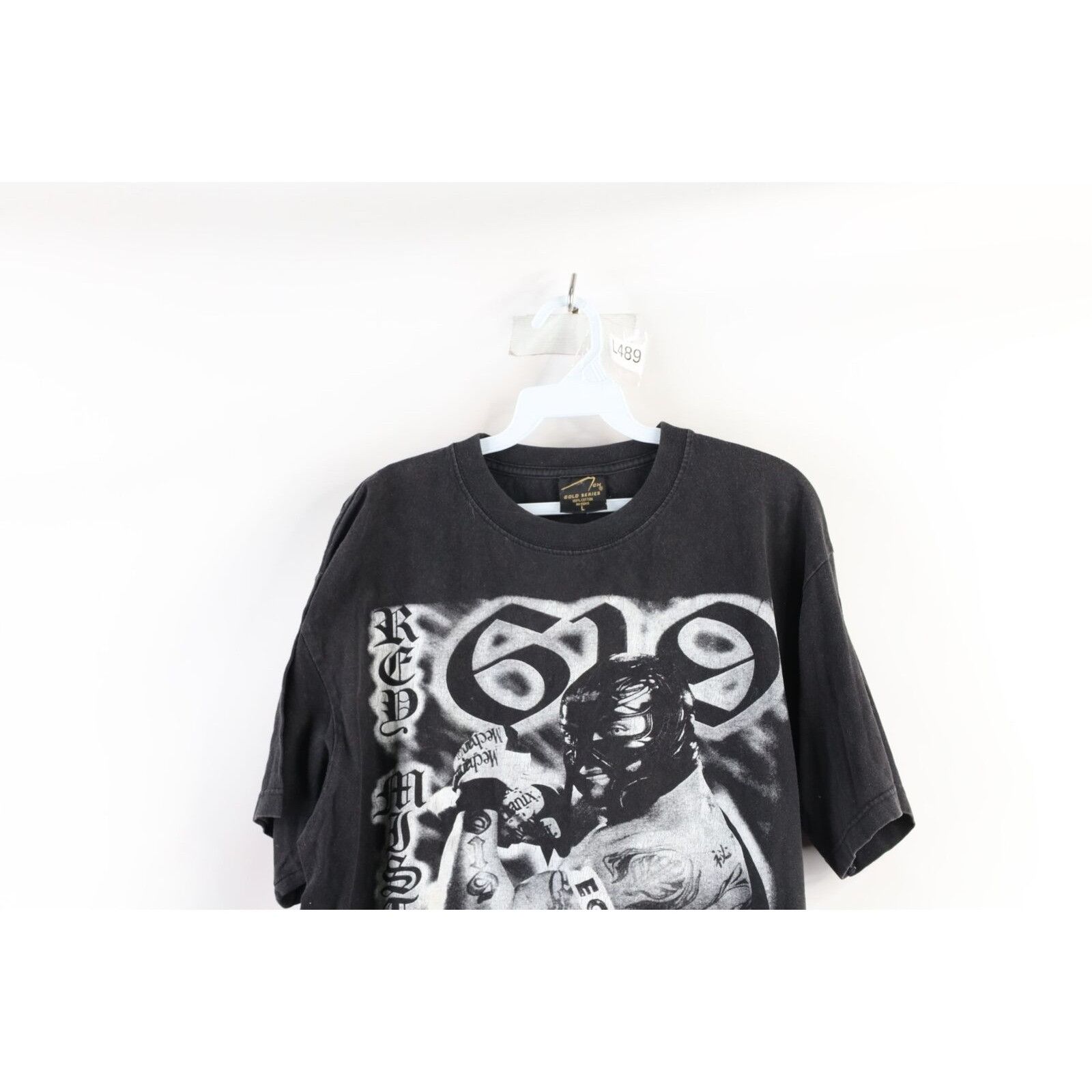 Vintage Vintage 90s Faded Rey Mysterio 619 Mexican Wrestling T-Shirt Size US L / EU 52-54 / 3 - 2 Thumbnail