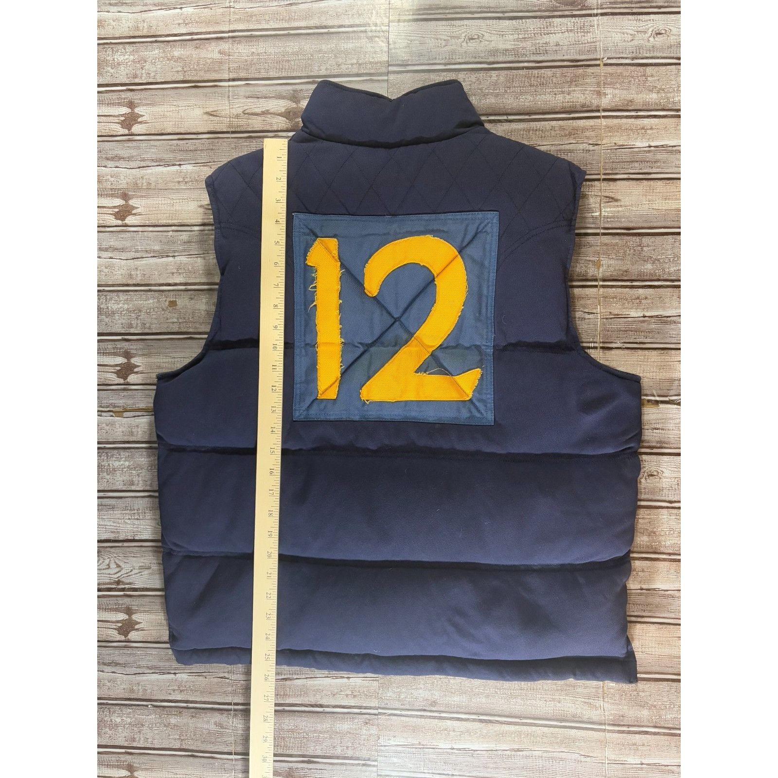 Ralph Lauren Rugby Ralph Lauren patch "12" canvas Down Vest size L color Size US L / EU 52-54 / 3 - 8 Thumbnail