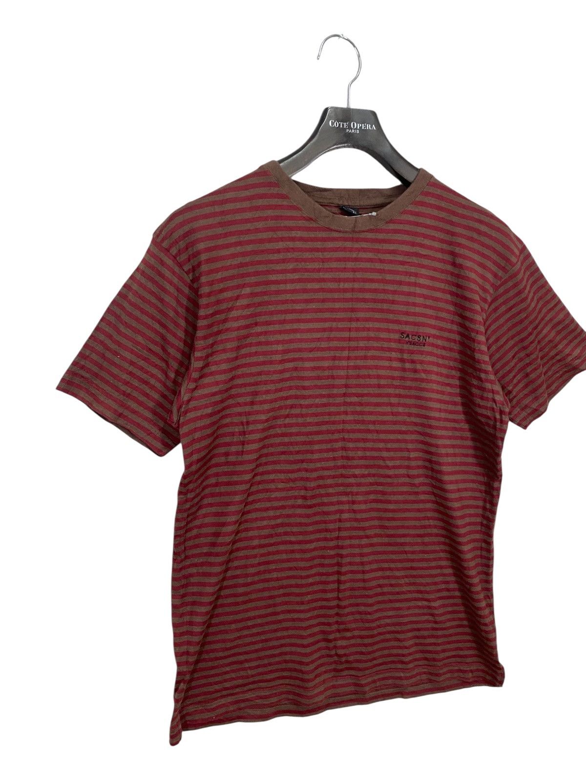 Japanese Brand × Y's × Yohji Yamamoto Sacsny y'saccs by yohji yamamoto striped tshirt Size US L / EU 52-54 / 3 - 2 Thumbnail