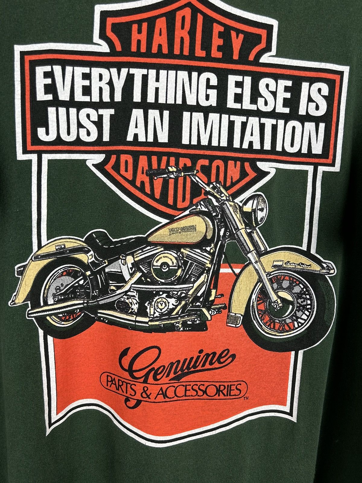 Harley Davidson 90s Vintage Finland Freebird MC Harley Single Stitch Tee Size US XL / EU 56 / 4 - 2 Thumbnail