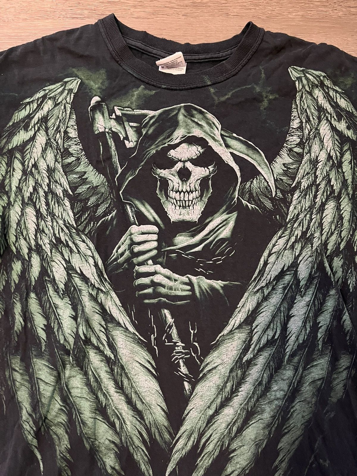 Affliction × Tapout Grim Reaper T-shirt Size US M / EU 48-50 / 2 - 2 Thumbnail