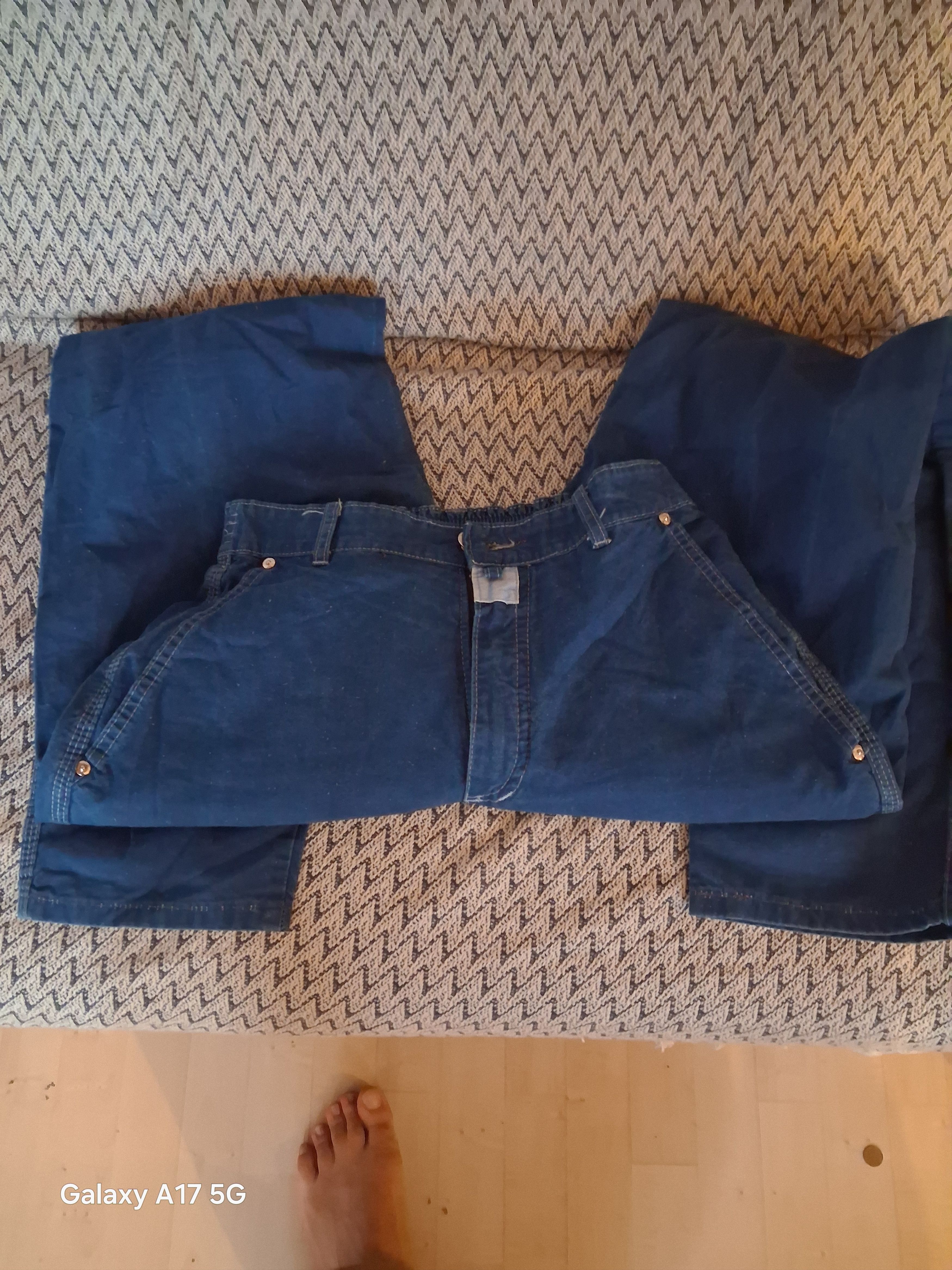 Kenzo Vintage 80s JAP Jeans – Palm Tree Patch – Star Rivets –Denim Size 32" / US 10 / IT 46 - 8 Thumbnail