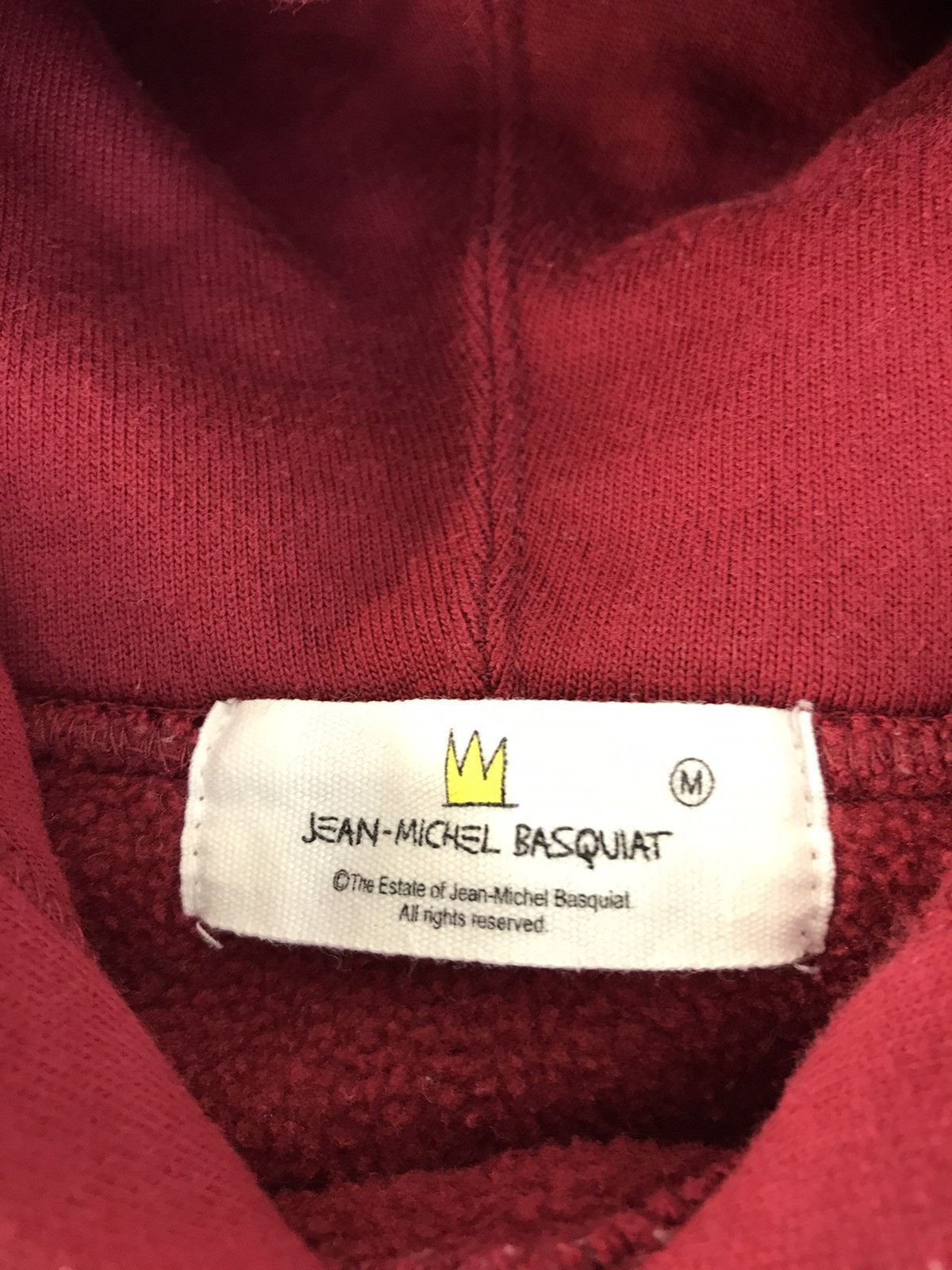 Jean-Michel Basquiat Vintage Sweatshirts Jeans Michel Basquiat Big Logo Hoodie Size US M / EU 48-50 / 2 - 7 Thumbnail