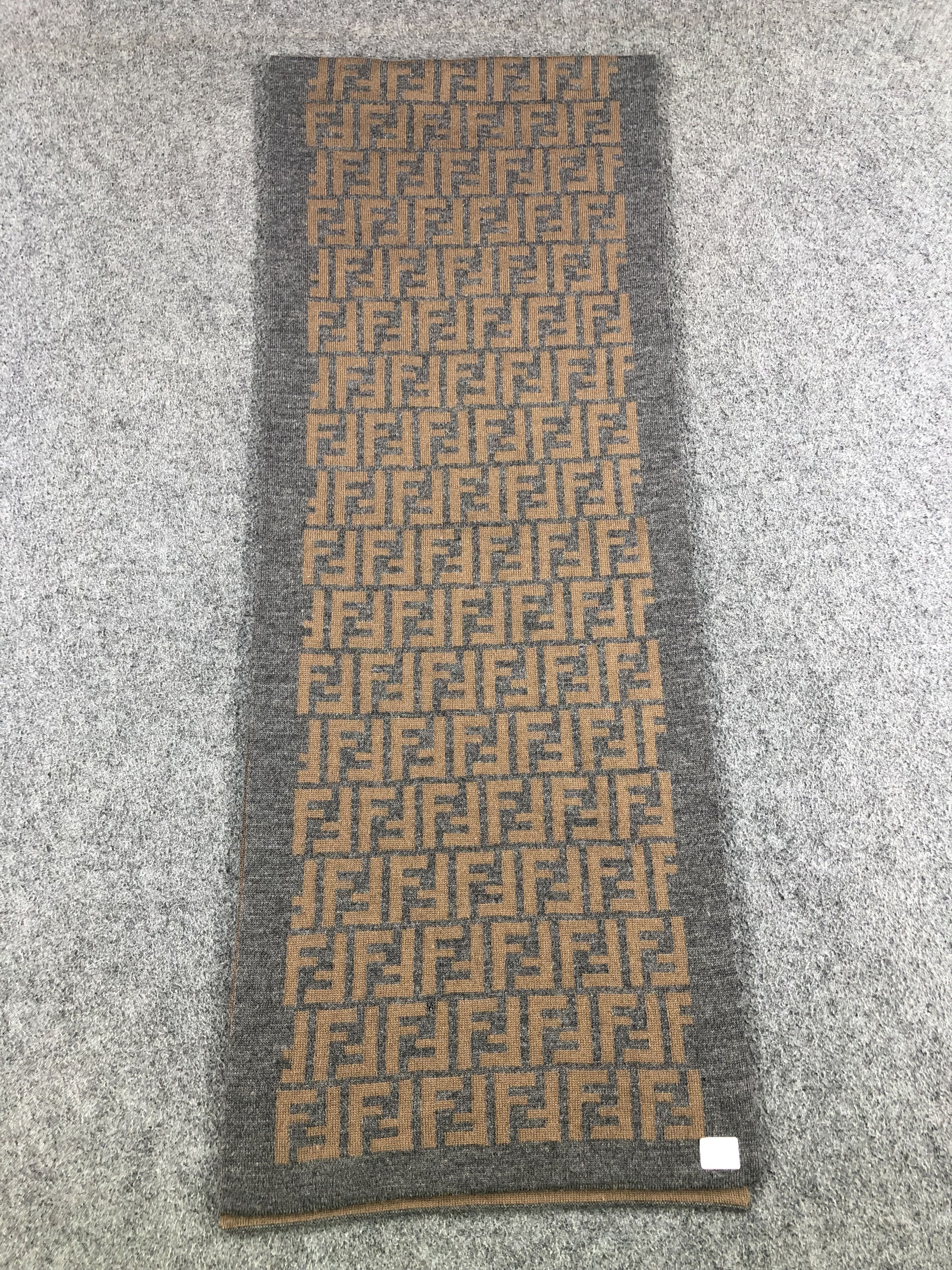 Vintage Fendi Monogram Scarf / Muffler / Neckwear Size ONE SIZE - 2 Thumbnail