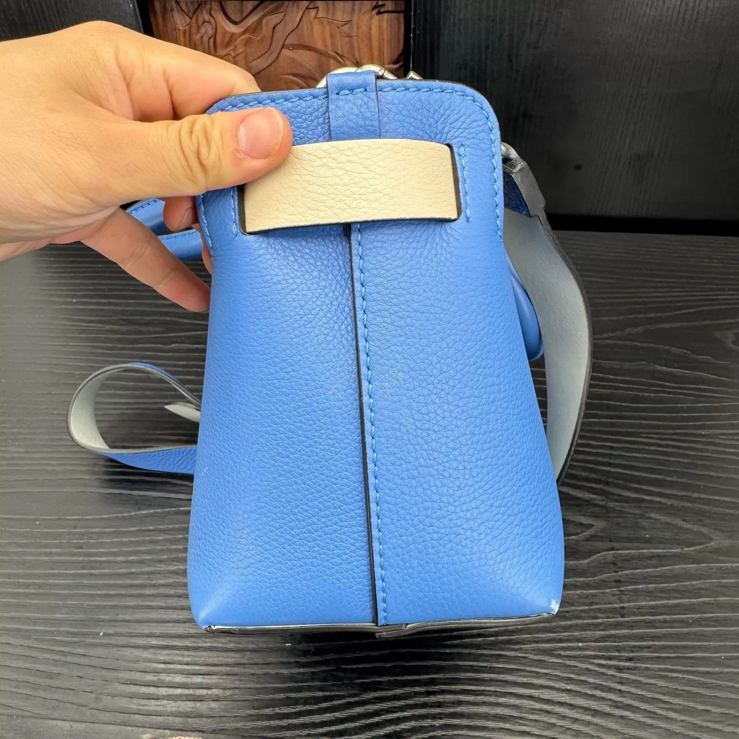 Burberry Burberry belt bag small blue Size ONE SIZE - 4 Thumbnail