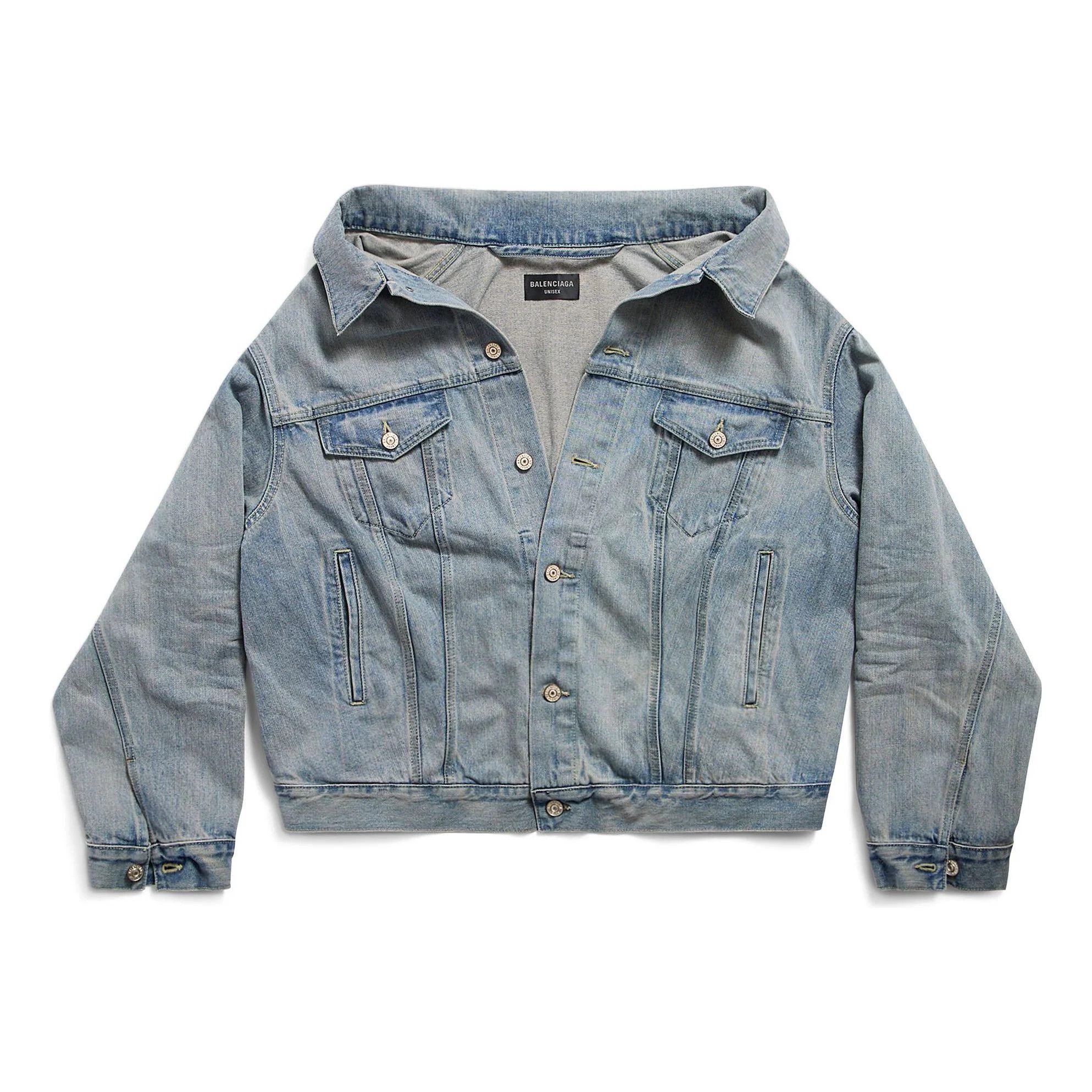 o1s1wg110126 Off Shoulder Jacket in Blue