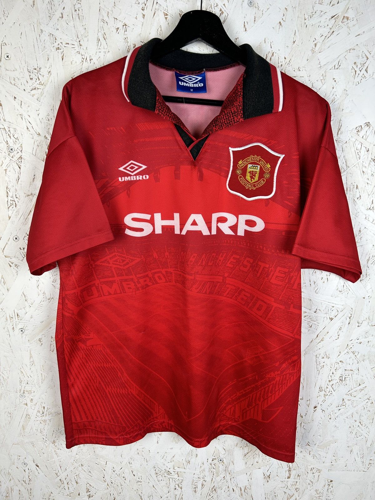 Umbro 90s Umbro Manchester United 1994/95/96 #11 Giggs Home Jersey Size US M / EU 48-50 / 2 - 3 Thumbnail