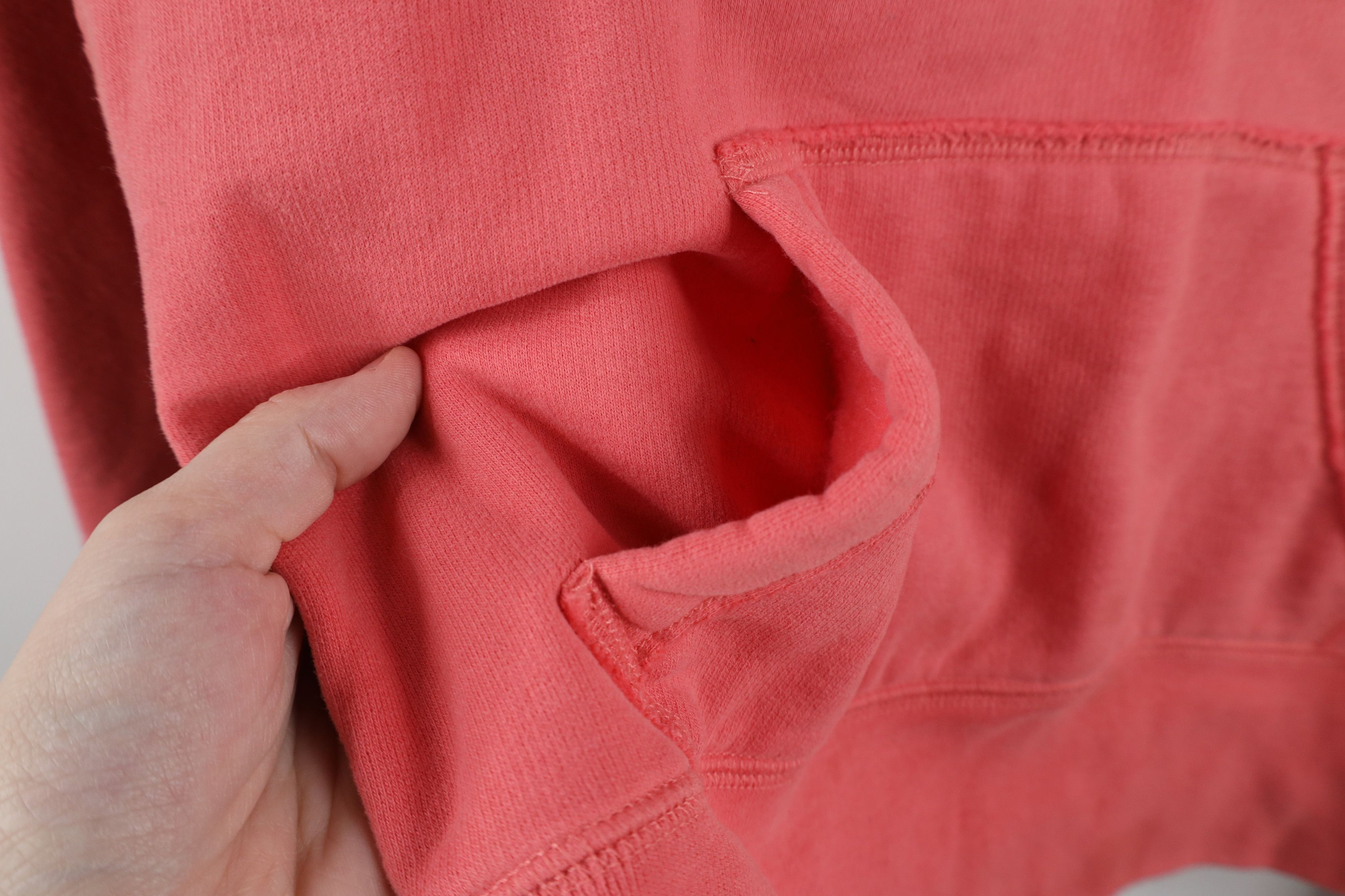 Abercrombie & Fitch × Vintage Vintage 90s Y2k Abercrombie Spell Script Cropped Hoodie Pink Size L / US 10 / IT 46 - 7 Thumbnail