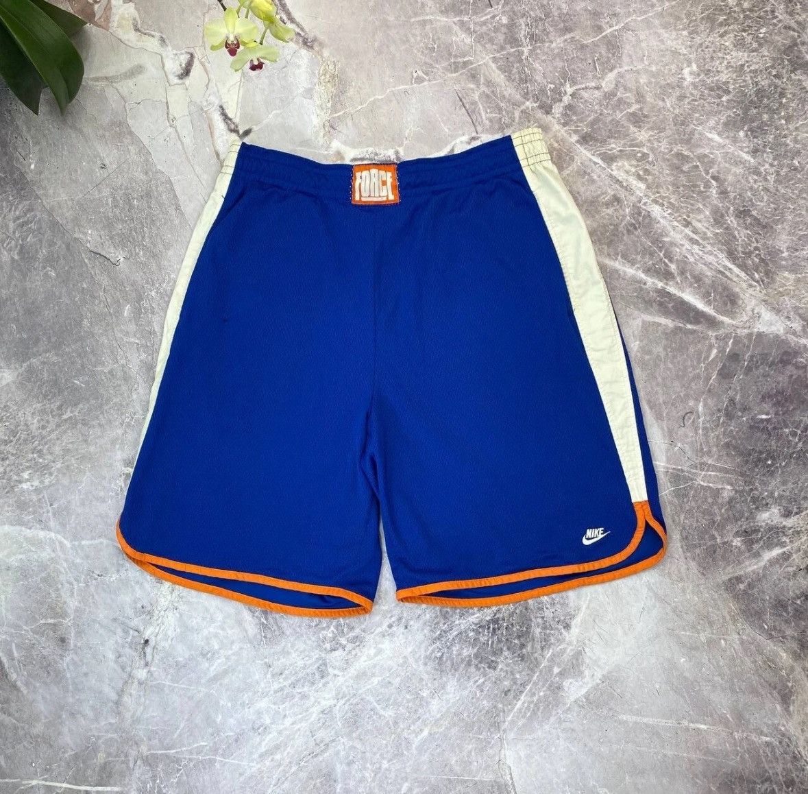 Nike Nike Air Force Shorts Vintage Blue Basketball L Y2K jordan Size US 31 - 4 Thumbnail