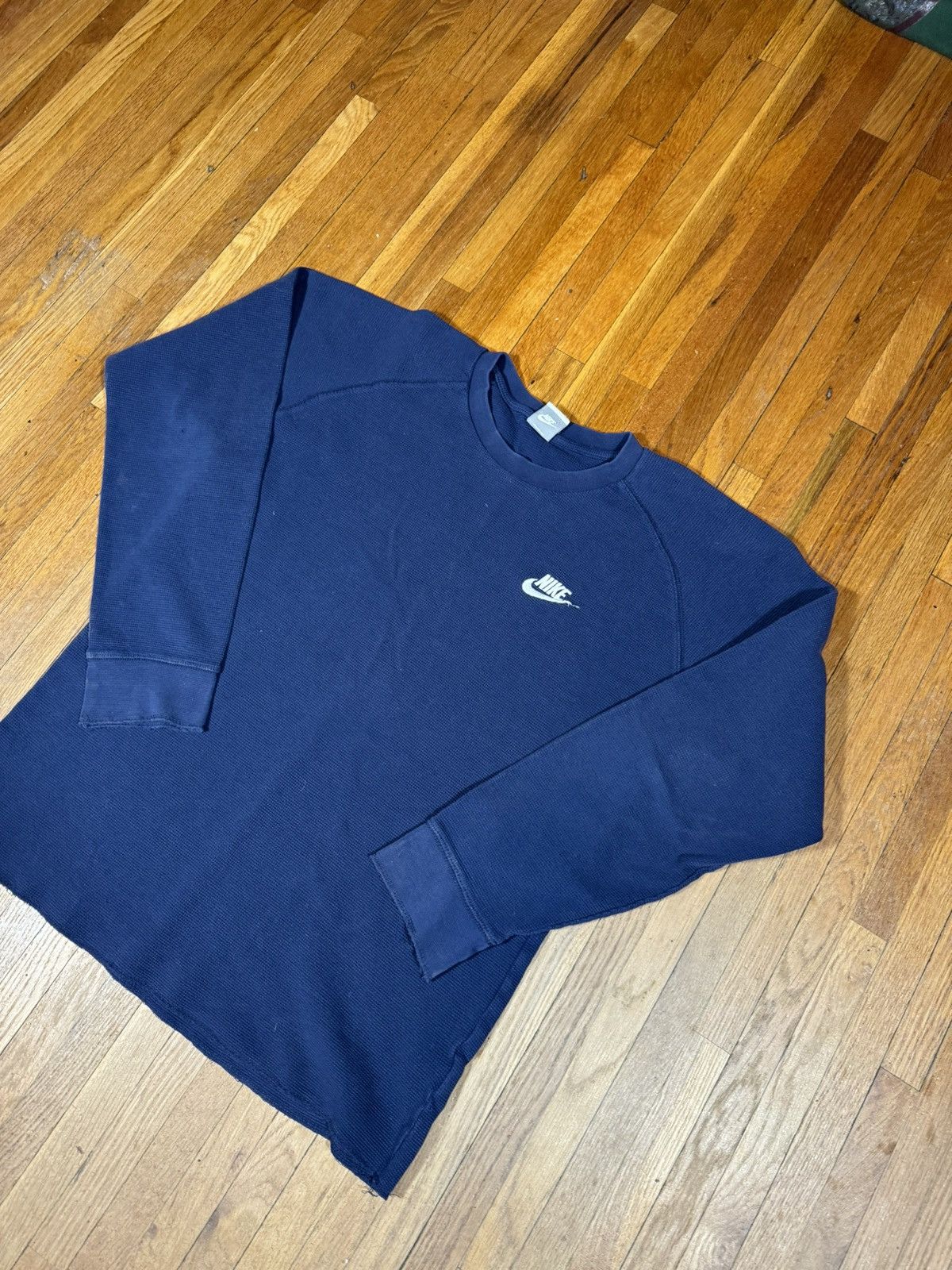 Nike × Vintage Vintage Nike Long Sleeve Shirt Size US XL / EU 56 / 4 - 2 Thumbnail