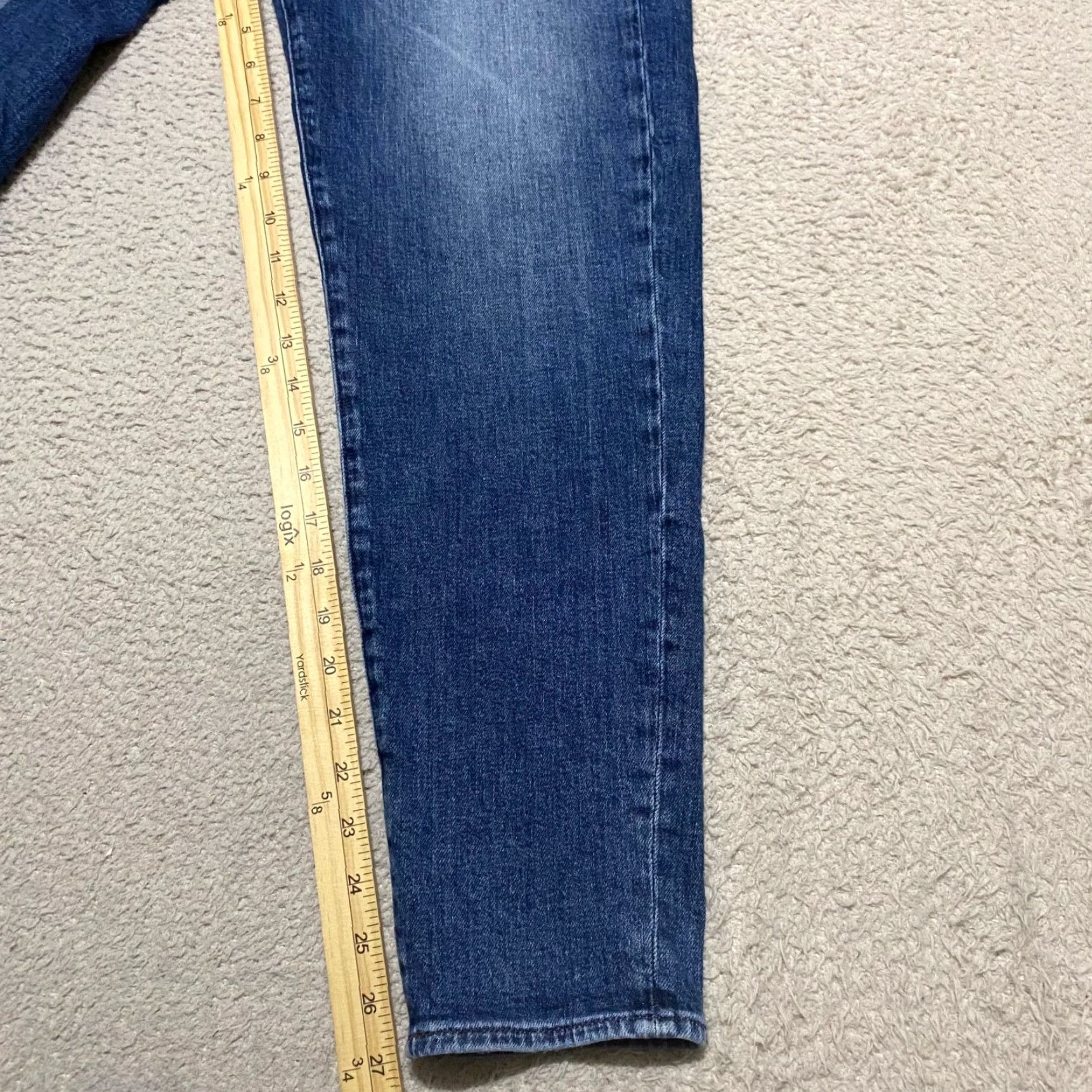 G-Star G-Star Jeans Women Regular Jeans High Rise Janeh Dark Wash Blue Denim Mom Ankle Size 25 Womens Size 42" / US 20 - 3 Thumbnail