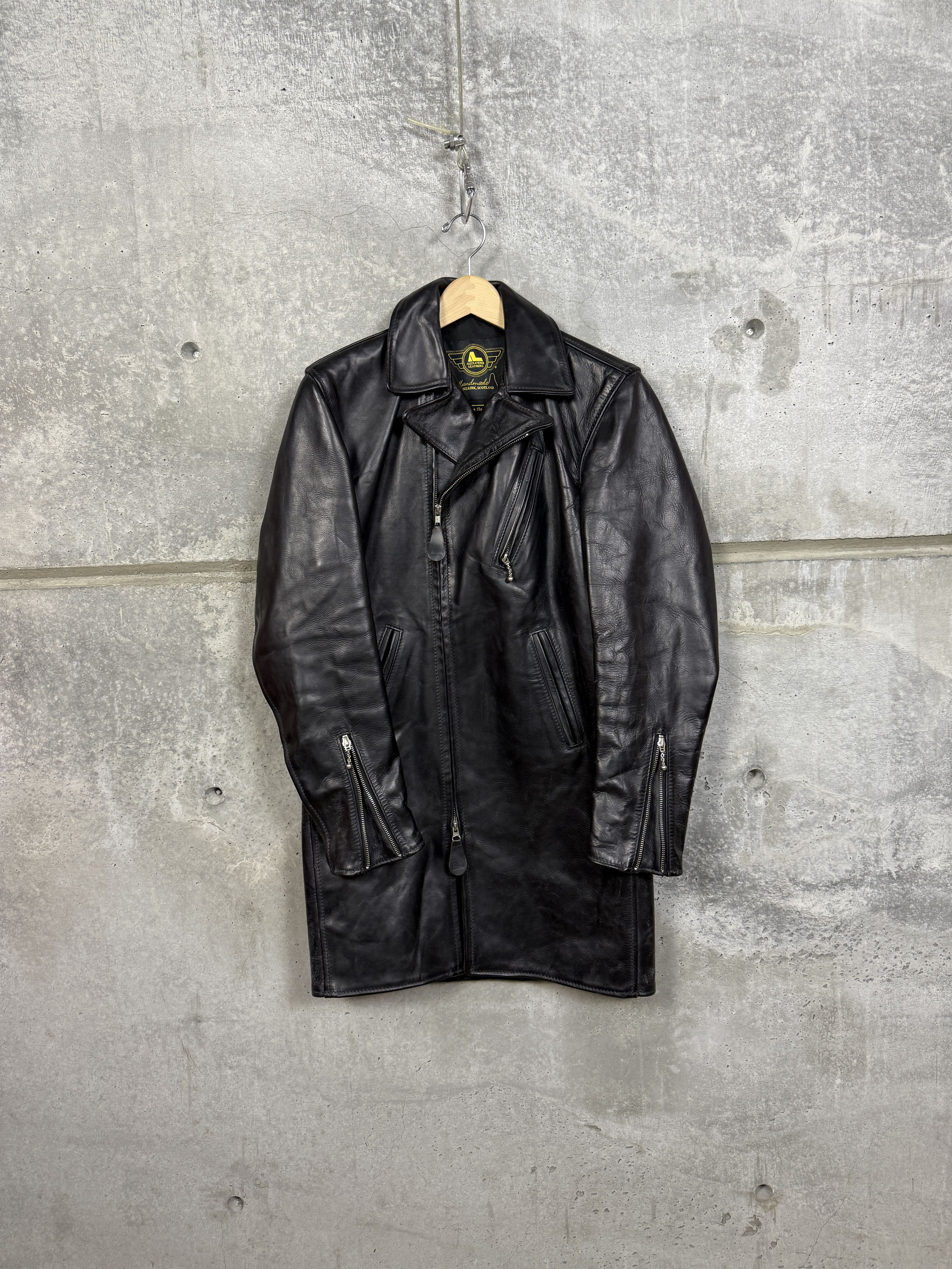 Horween Leather Alexander Leathers Horween Steerhide Long Leather Coat Size US M / EU 48-50 / 2 - 1 Thumbnail