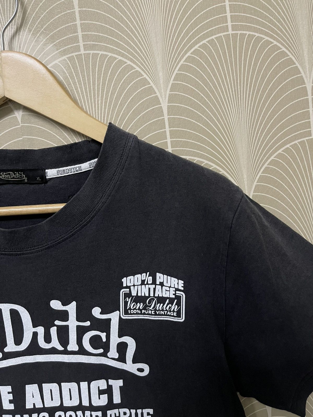 Japanese Brand × Vintage × Von Dutch 2000s VON DUTCH “LOVE ADDICT “TEES FADED Size US S / EU 44-46 / 1 - 6 Thumbnail