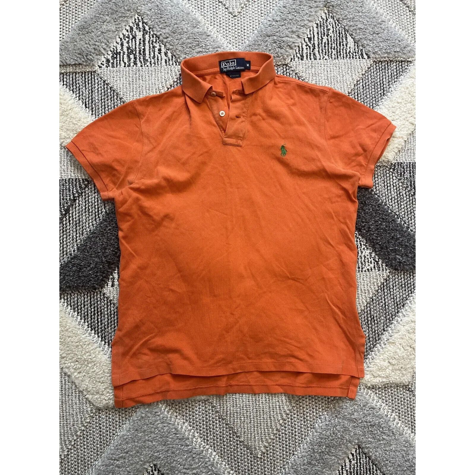 Polo Ralph Lauren POLO RALPH LAUREN VINTAGE POLO T SHIRT MEDIUM ORANGE Size US M / EU 48-50 / 2 - 1 Thumbnail