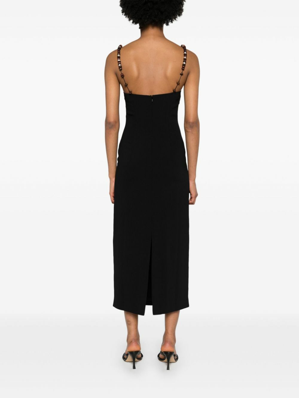 16Arlington o1mle1125 Solaria Midi Dress in Black Size S / US 4 / IT 40 - 4 Thumbnail