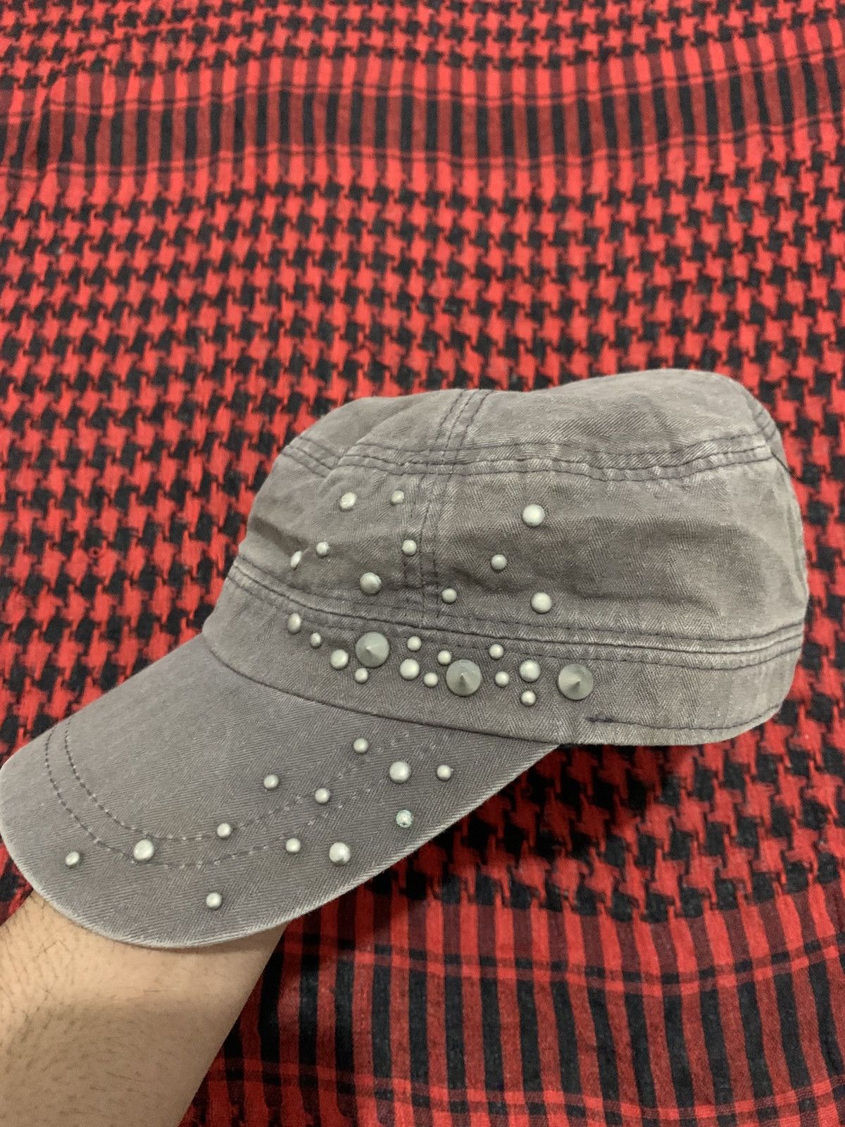 Japanese Brand Undefined Japanese Studded Commando Hat Punk Rock Stylish Size ONE SIZE - 2 Thumbnail