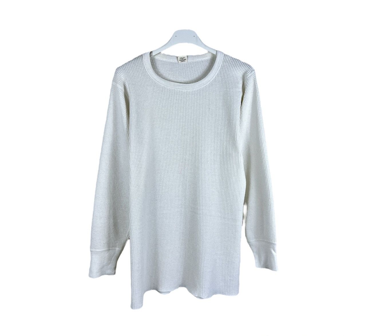 Vintage 70s Hanes waffle long sleeve thermal t-shirt retro