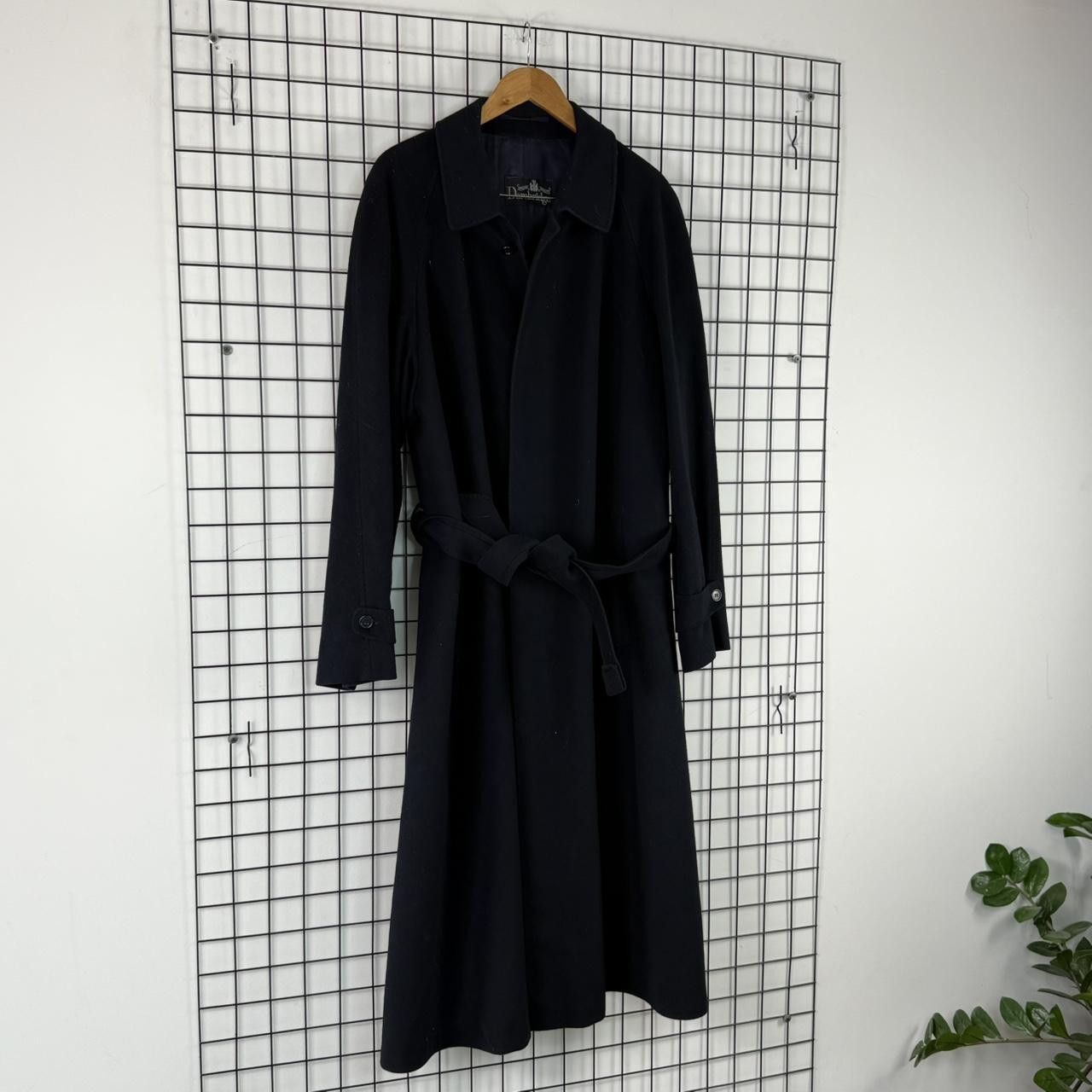 Vintage Vintage Oversize Wool Cashmere Coat Black Lana Wool Size US L / EU 52-54 / 3 - 6 Thumbnail
