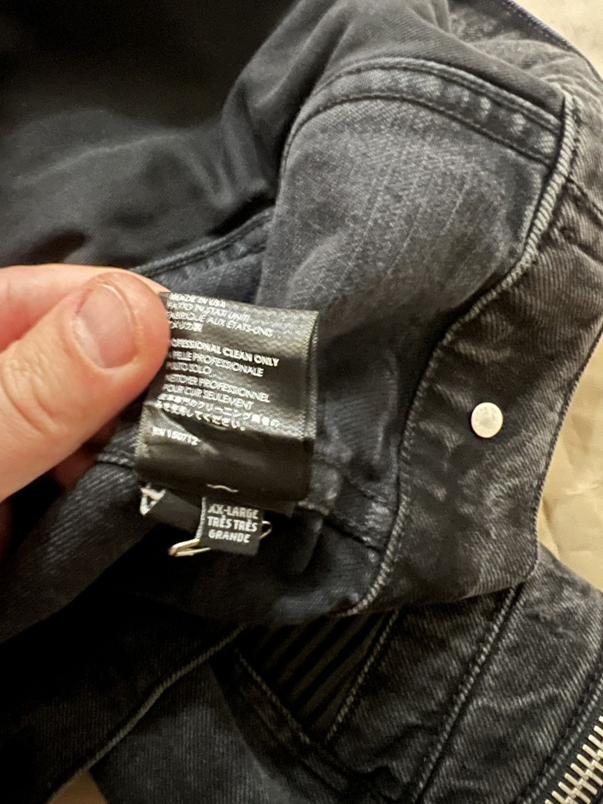 Amiri AMIRI - Distressed Denim Jacket size XXL Size US XXL / EU 58 / 5 - 5 Thumbnail