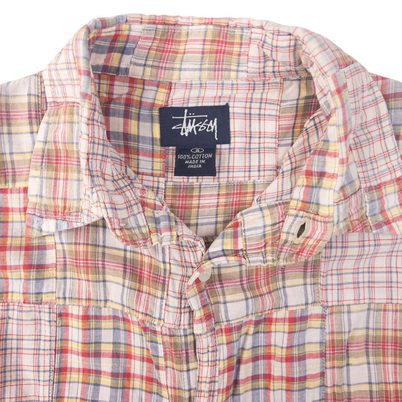 Stussy Vintage Stussy Patchwork Long Sleeve Button Up Shirt Size M Size US M / EU 48-50 / 2 - 4 Thumbnail