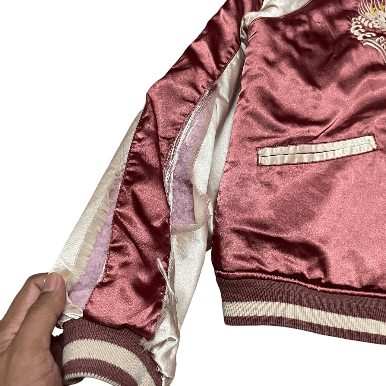 Tailor Toyo Vintage 80's Sukajan Tiger Velvet Embroidery Souvenir Jacket Size US M / EU 48-50 / 2 - 14 Thumbnail