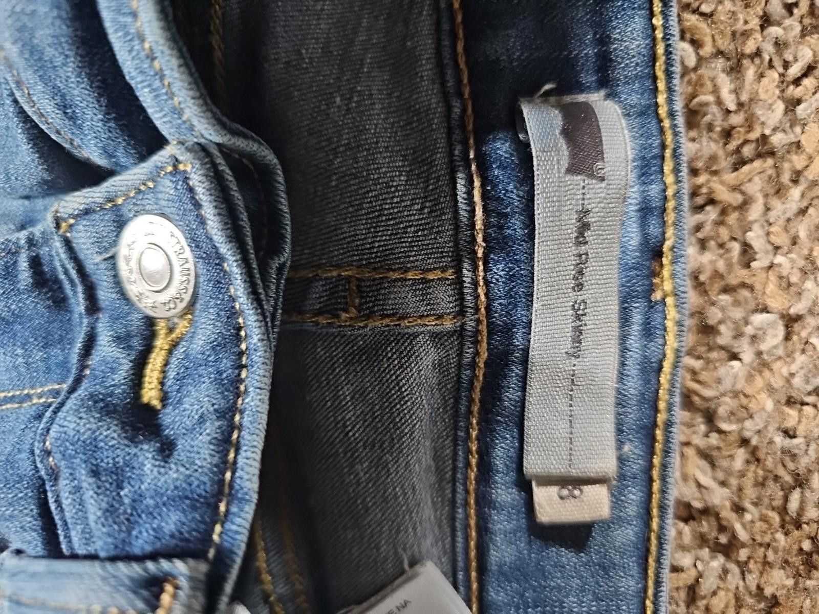 Levi's Levis Midrise Skinny Sz 8M (Tag 29x32) 29x29 Jeans Size 29" - 3 Thumbnail