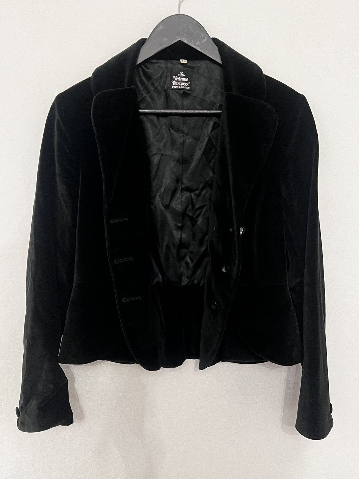 Vivienne Westwood rare vivienne westwood 1994 velvet blazer POUR 3 SUISSES Size M / US 6-8 / IT 42-44 - 6 Thumbnail