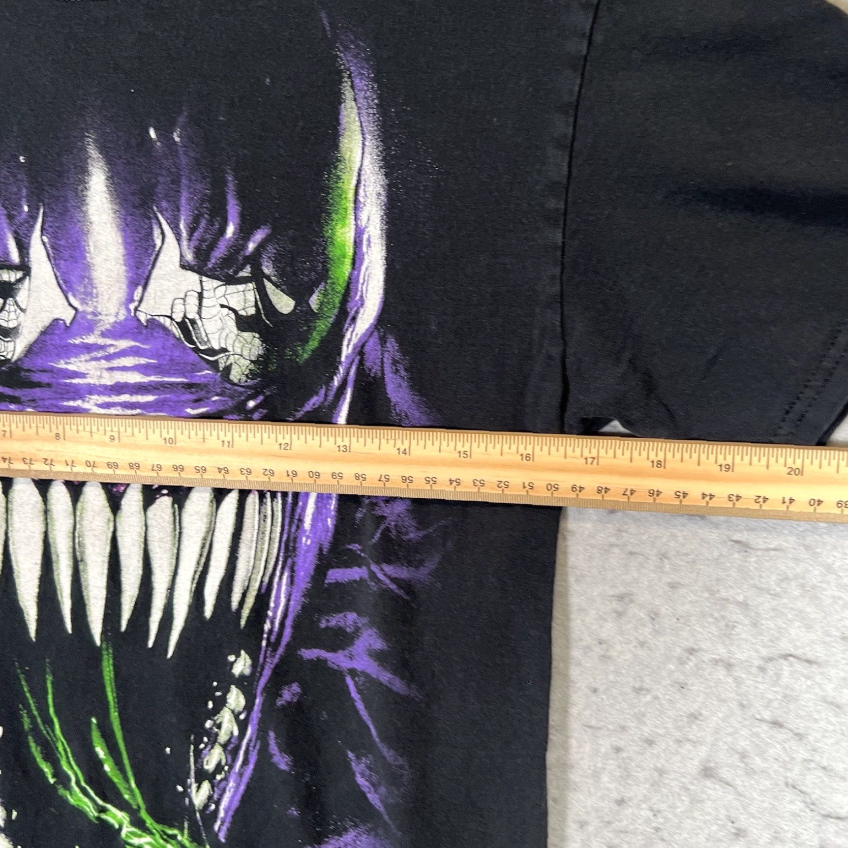 Vintage Marvel Comics Venom Big Face Shirt Adult Small Black Mens Size US S / EU 44-46 / 1 - 2 Thumbnail