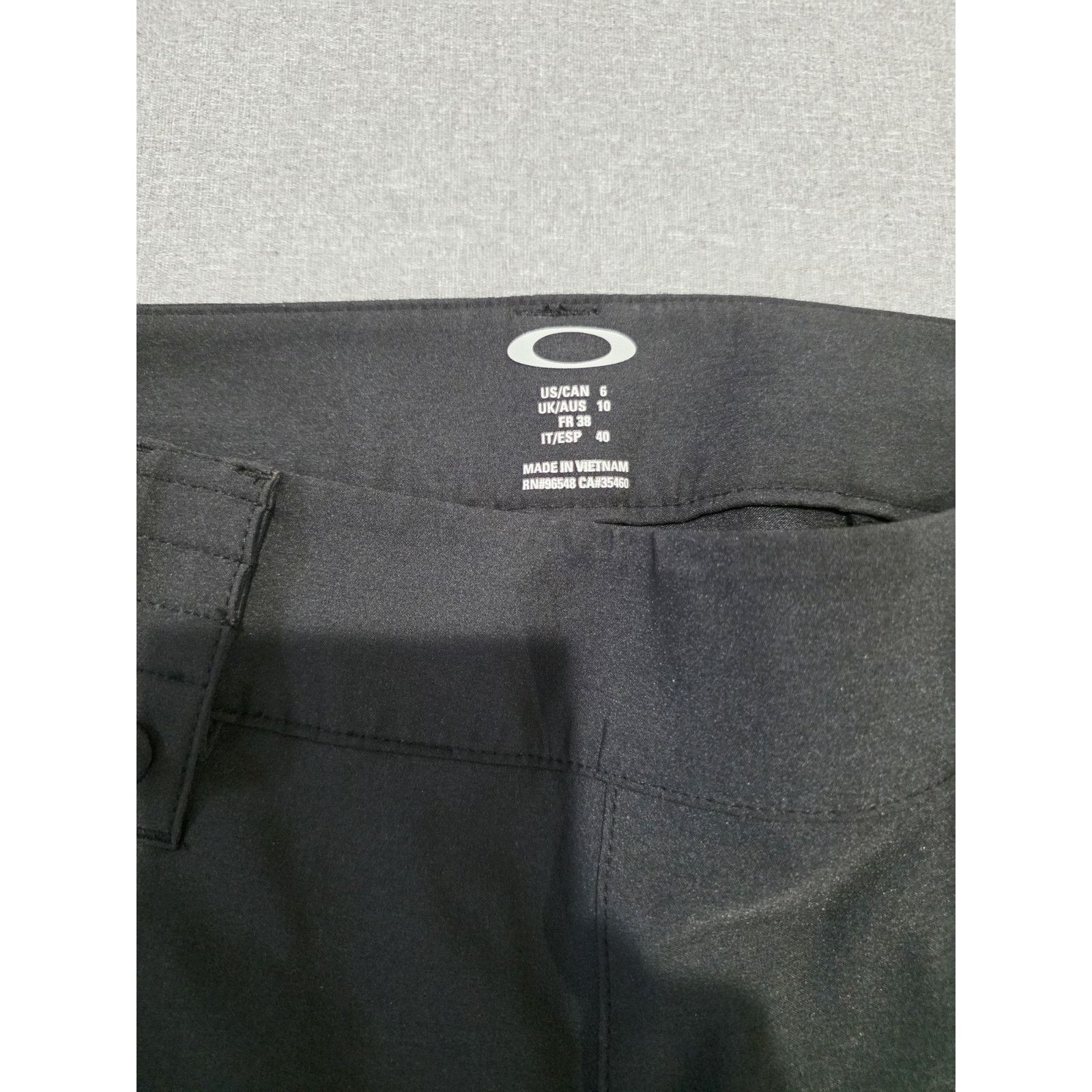 Oakley Oakley Palm Capri Womens 6 Black Hydrolix Golf Pants Elastic Size 28" / US 6 / IT 42 - 5 Thumbnail