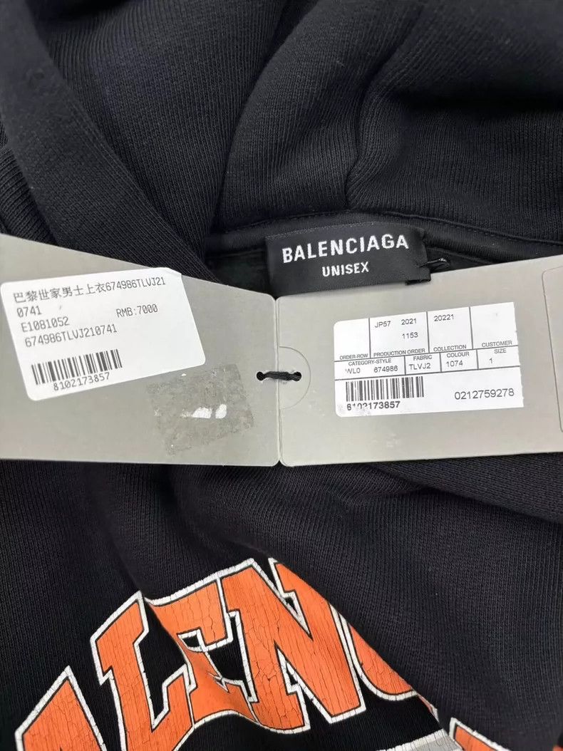 Balenciaga Balenciaga Scissors Double B Old Sweater Size US S / EU 44-46 / 1 - 3 Thumbnail