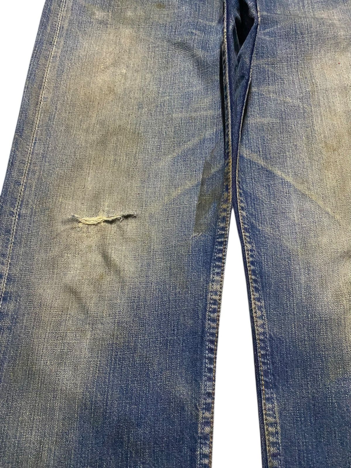 Levi's Vintage Levis 501 Mud Wash Distressed Loose Jeans Size US 30 / EU 46 - 7 Thumbnail